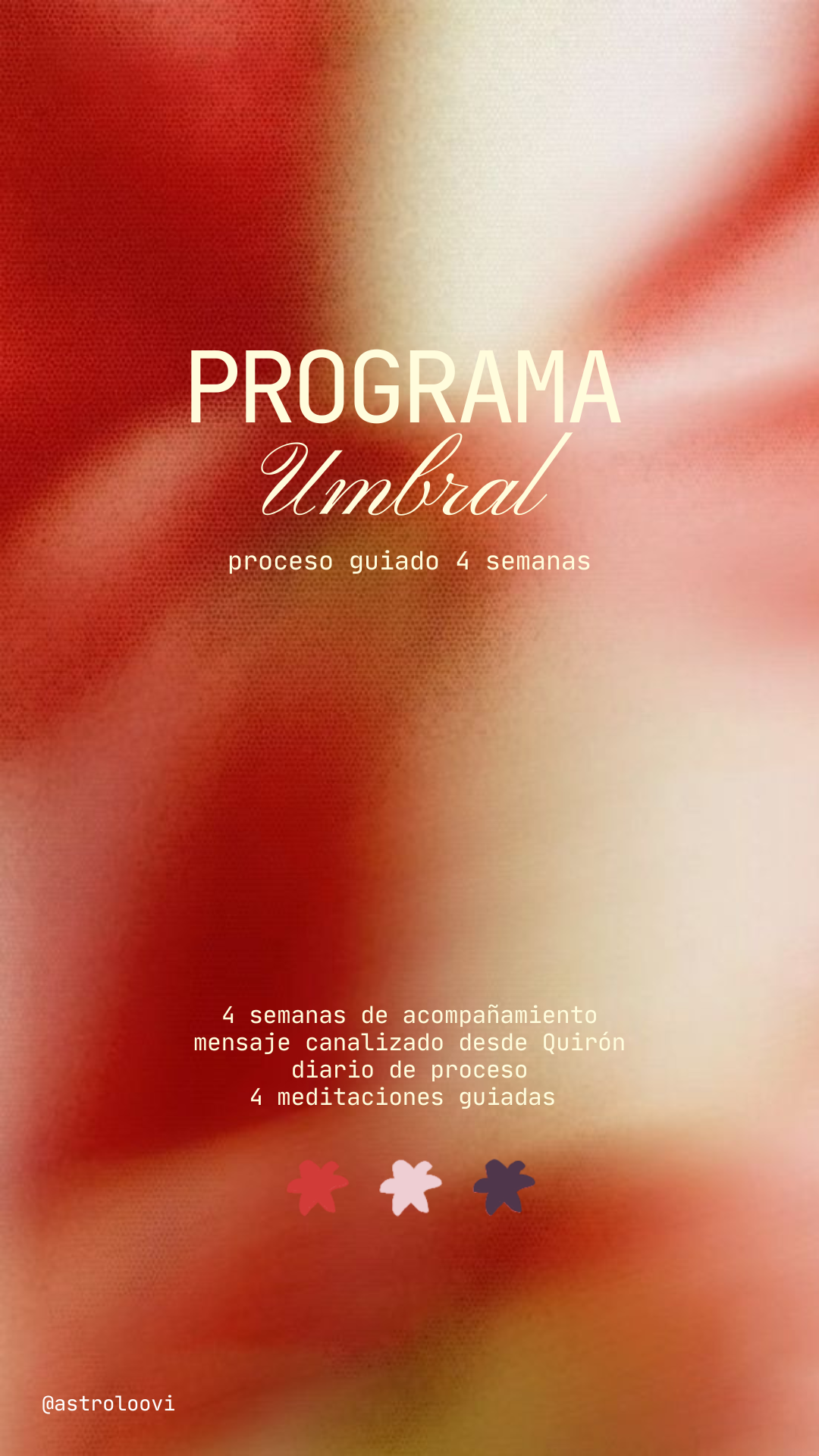 ✦ PROGRAMA UMBRAL — QUIRÓN — Acompañamiento 45-53 años