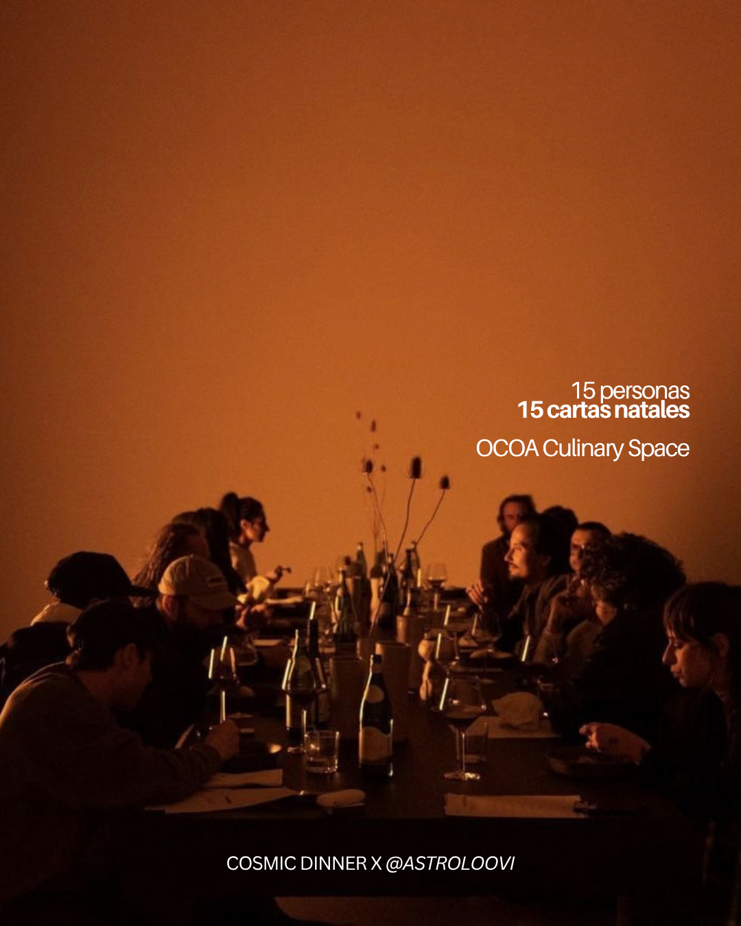 COSMIC DINNER · 28 NOVIEMBRE