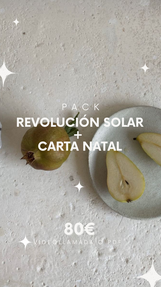 Pack Revolución Solar + Carta Natal