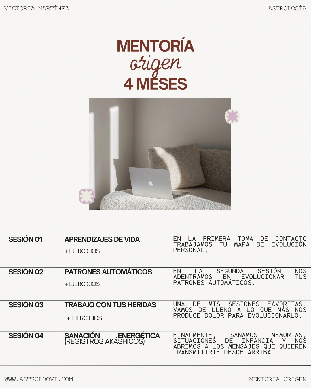 Mentoría ORIGEN · Acompañamiento astrológico personalizado