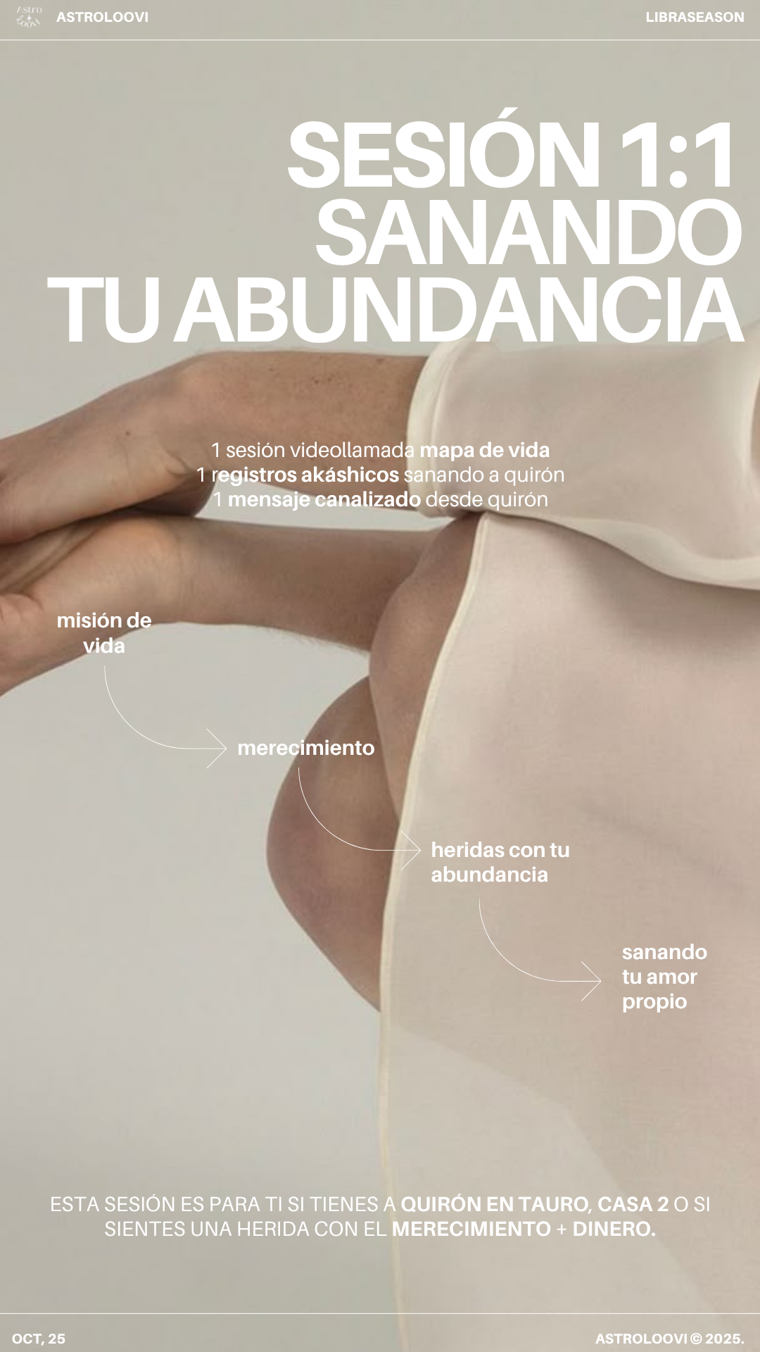 ◻️ SANANDO TU ABUNDANCIA – Programa especializado en Quirón en Tauro