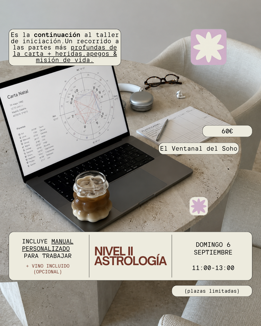 Taller de Astrología II · Las capas profundas de la carta natal ✴︎