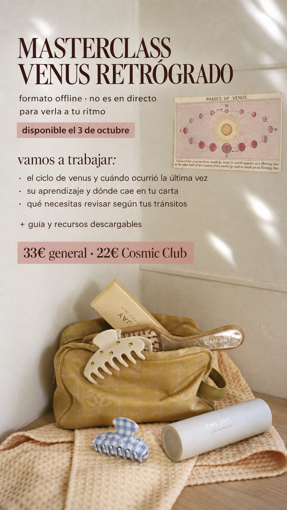 VENUS RETRÓGRADO · Masterclass + guía para tu carta