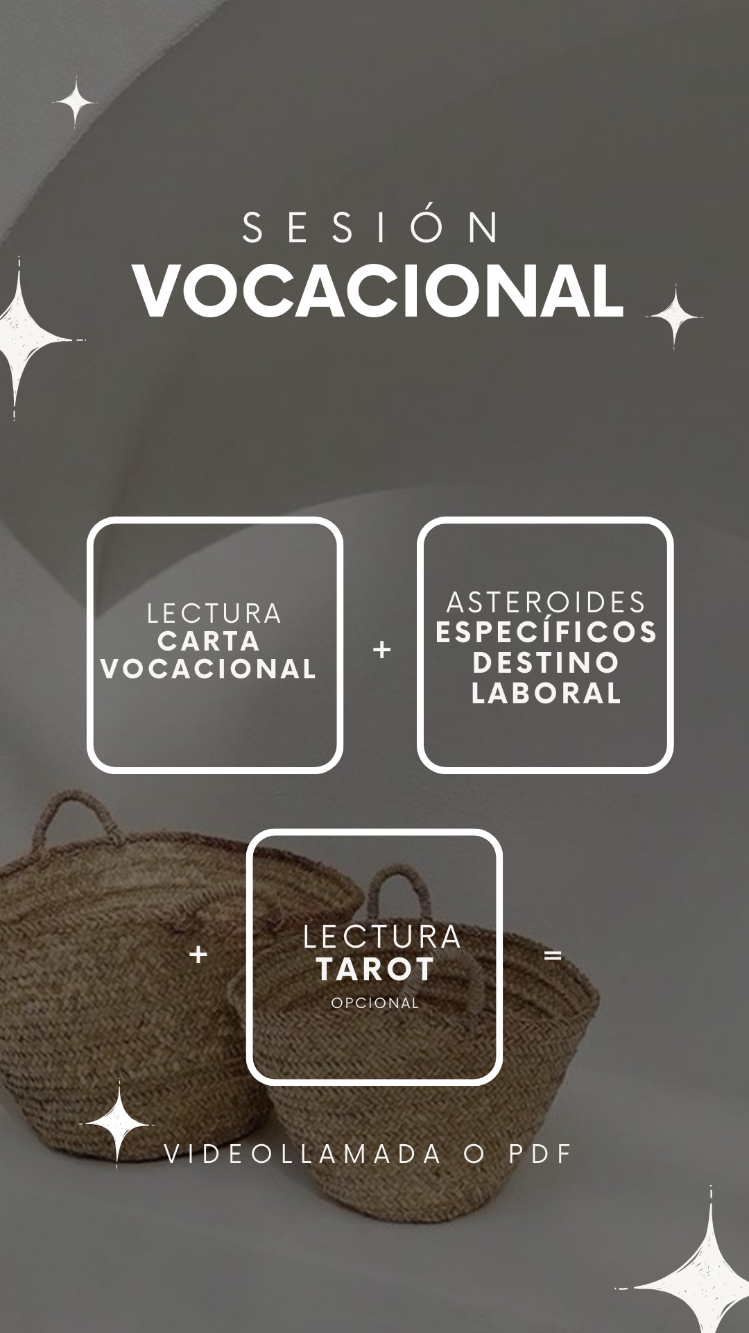 Sesión 1:1 - Lectura Vocacional + Asteroides Vocacional