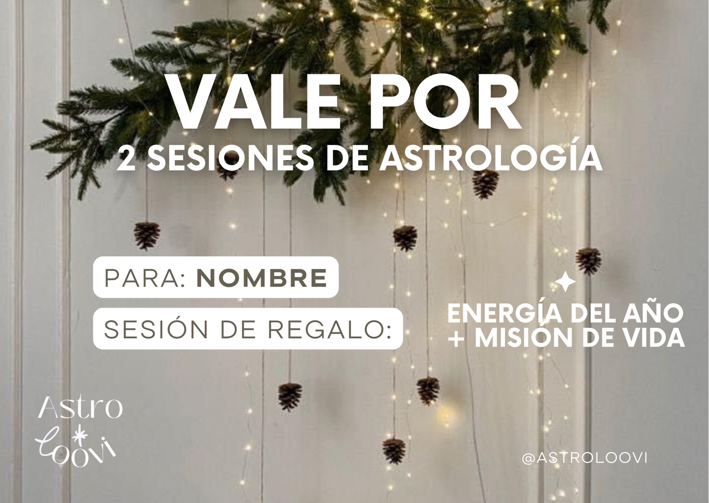 Sesiones para regalar especial navidad