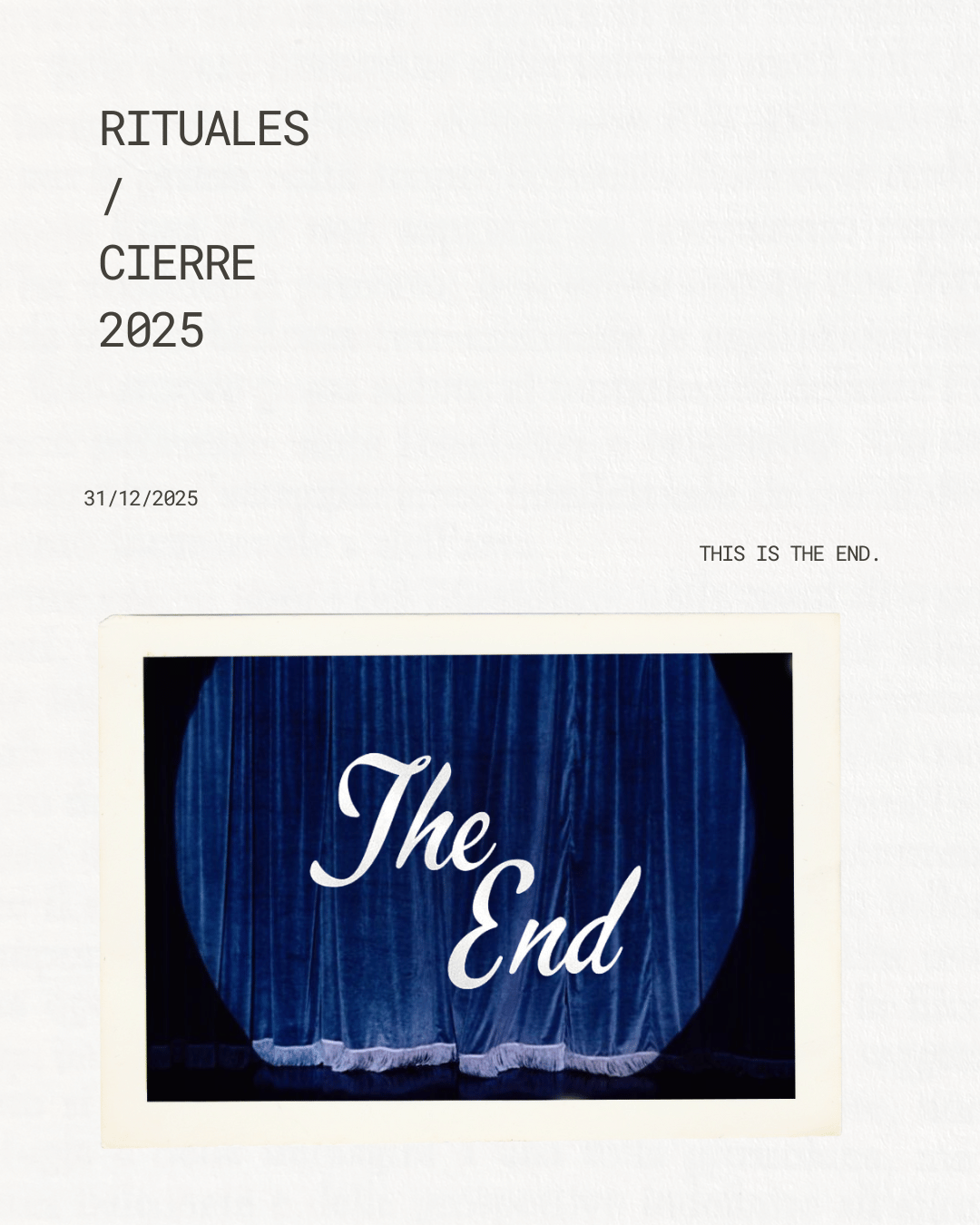 Informe personalizado: 🌙 THE LOOK OF 2026