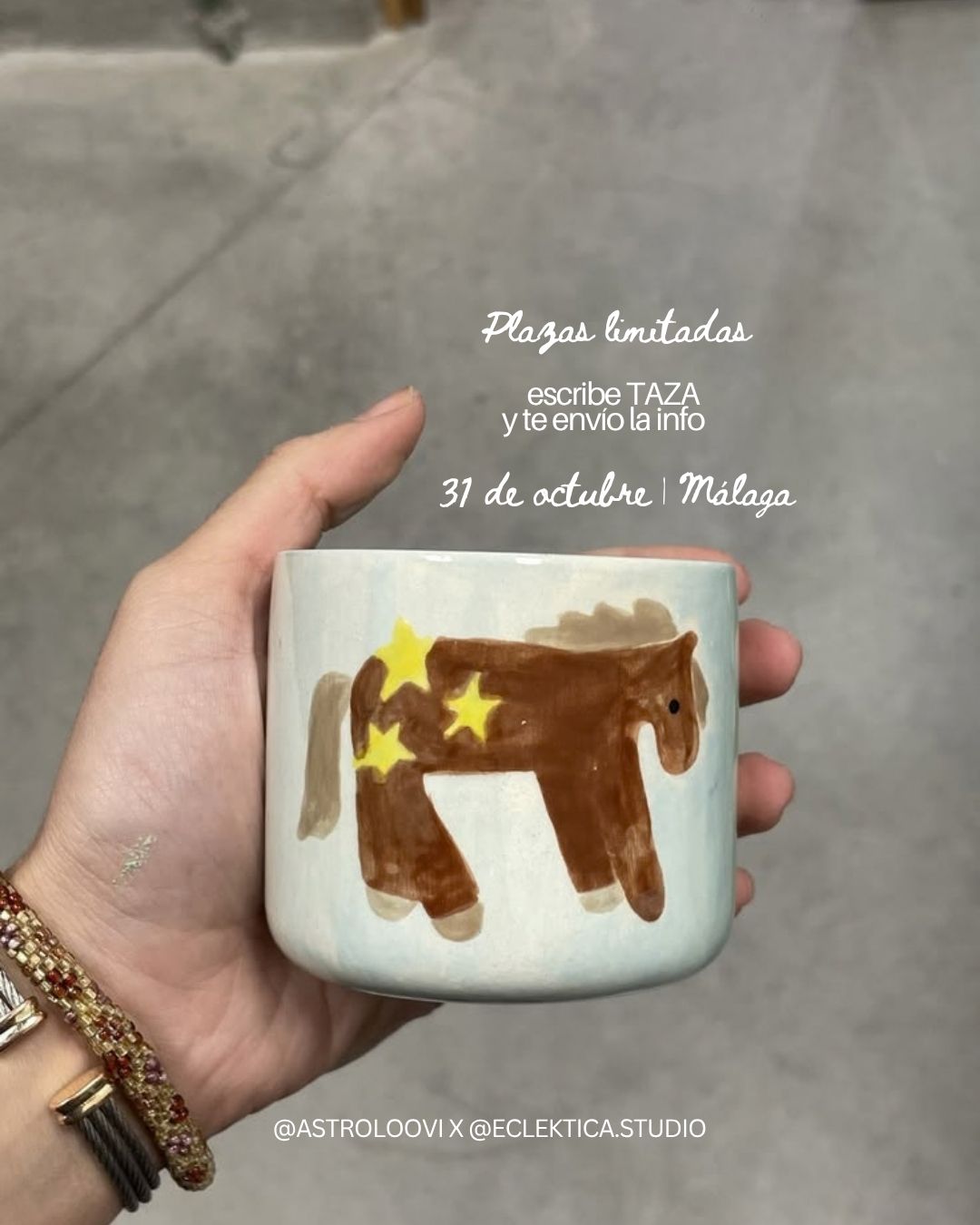 Taller astrología +  cerámica.  PINTA DESDE TU HERIDA ✦
