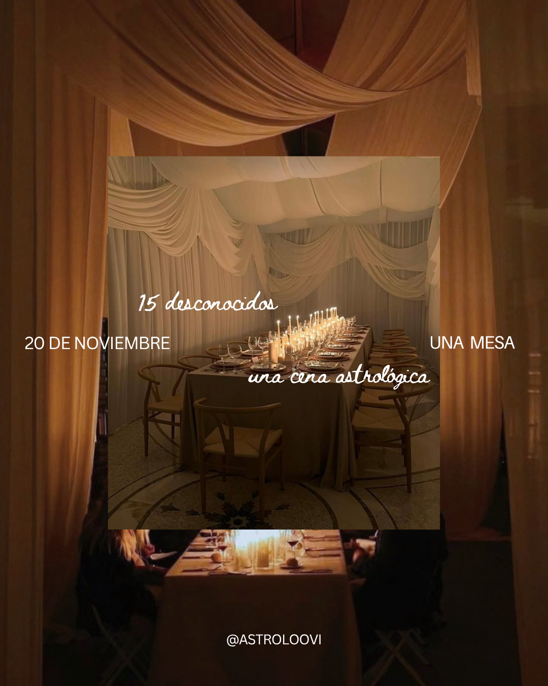 COSMIC DINNER · 28 NOVIEMBRE