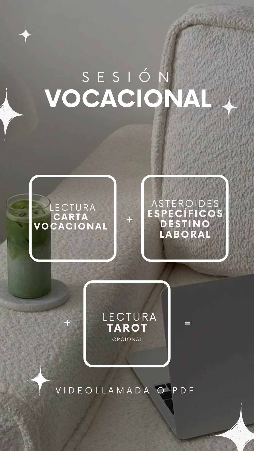 Sesión 1:1 - Lectura Vocacional + Asteroides Vocacional