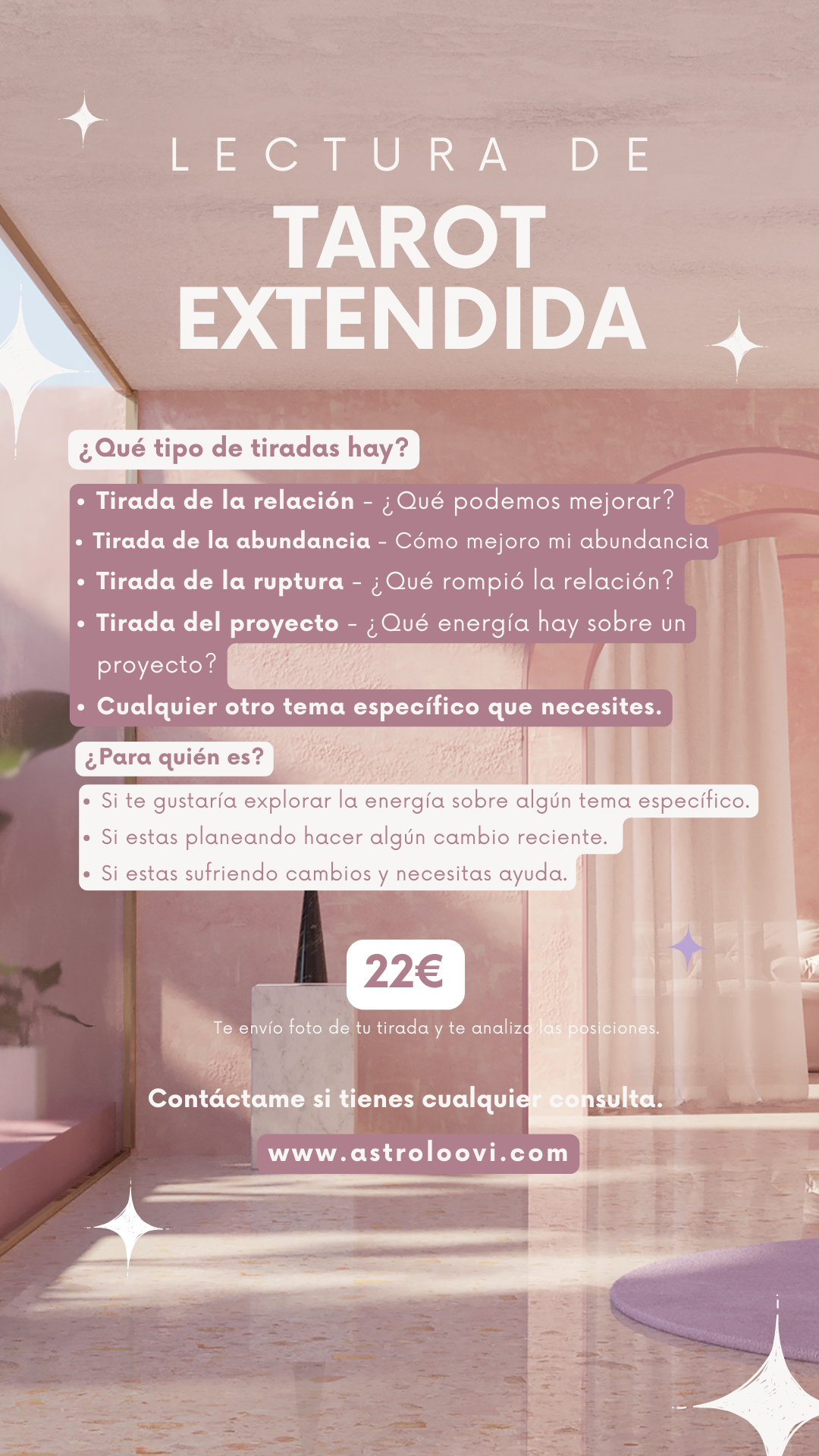 Lectura Extendida Tarot