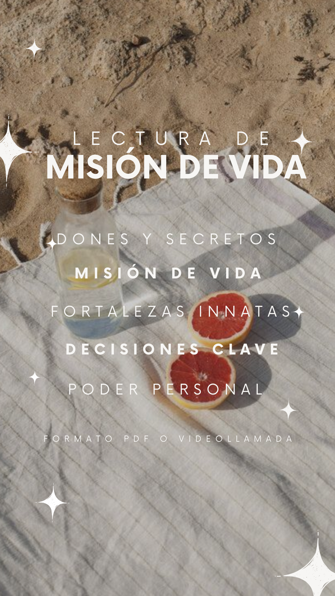 Sesión 1:1 - Misión de Vida. Lectura Natal (con opción de Tránsitos)