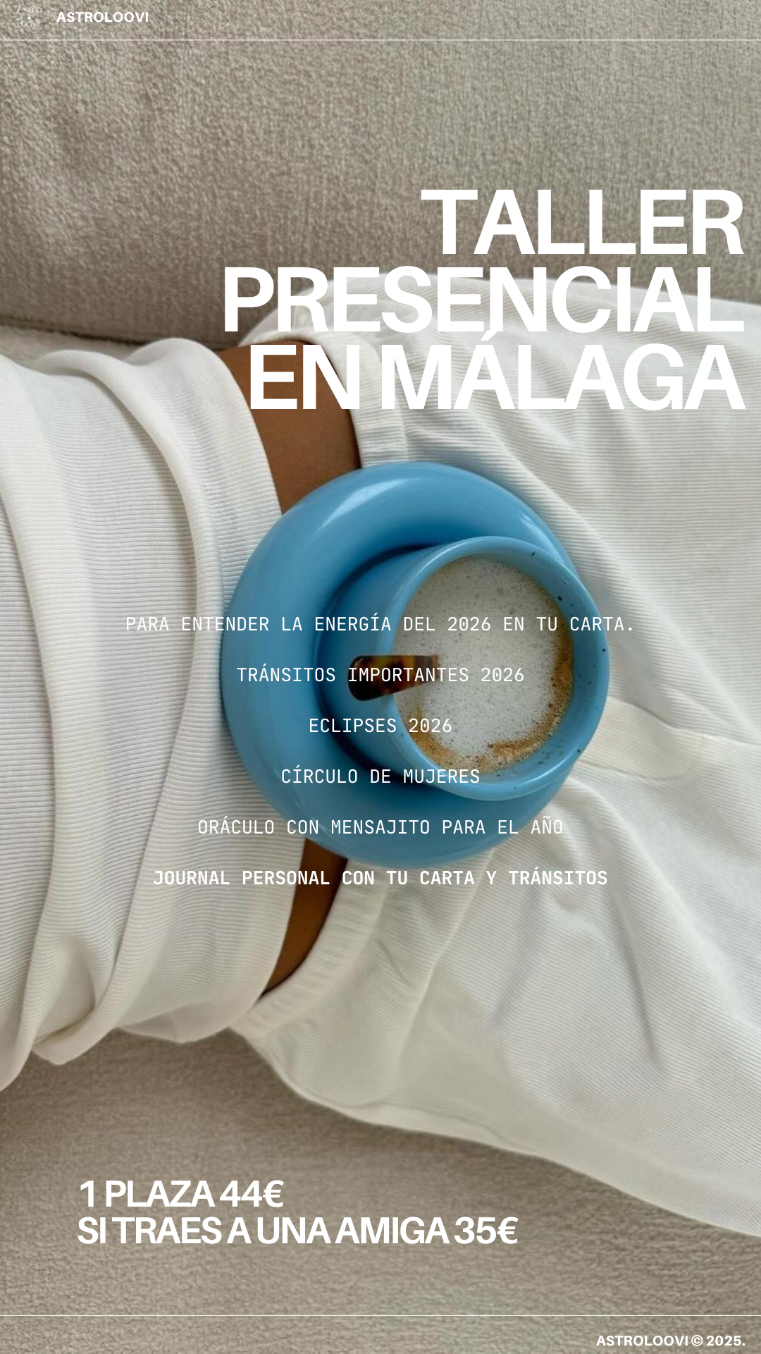 Taller presencial en Málaga 1/02!