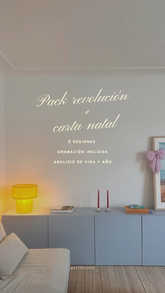 Pack Revolución Solar + Carta Natal