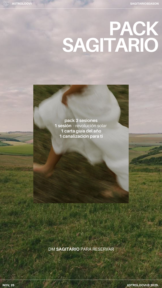 SAGITARIO SEASON — Pack sagitario: revolución solar + tarot + canalización.