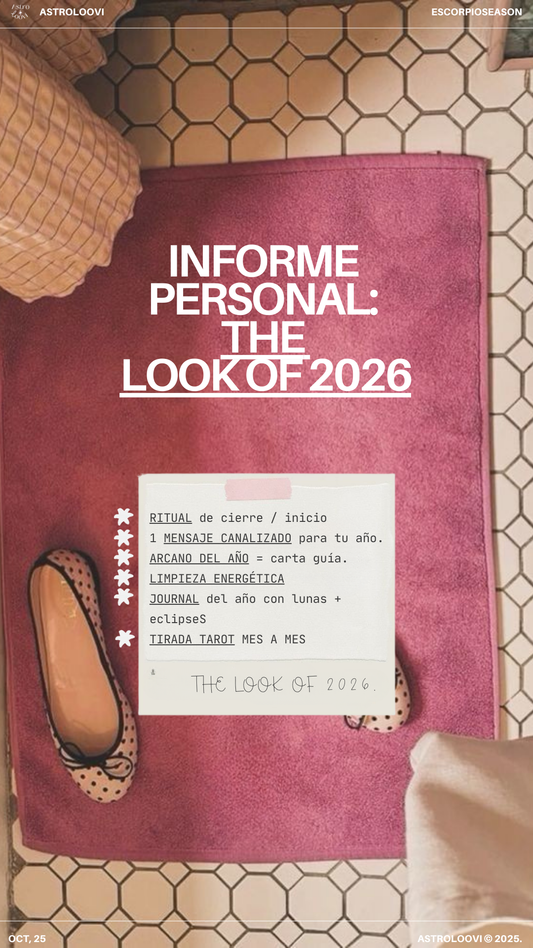 Informe personalizado: 🌙 THE LOOK OF 2026