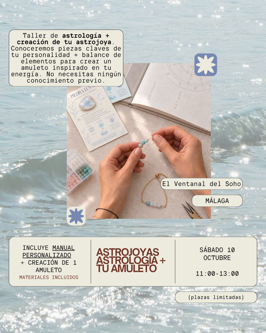 ASTROJOYAS ✴︎ Astrología nivel I + creación de tu propio amuleto